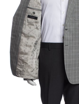 Gucci Plaid Print Sport Coat