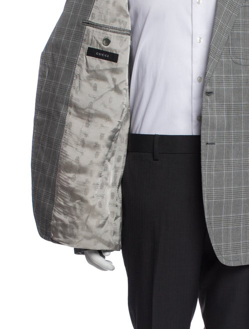Gucci Plaid Print Sport Coat