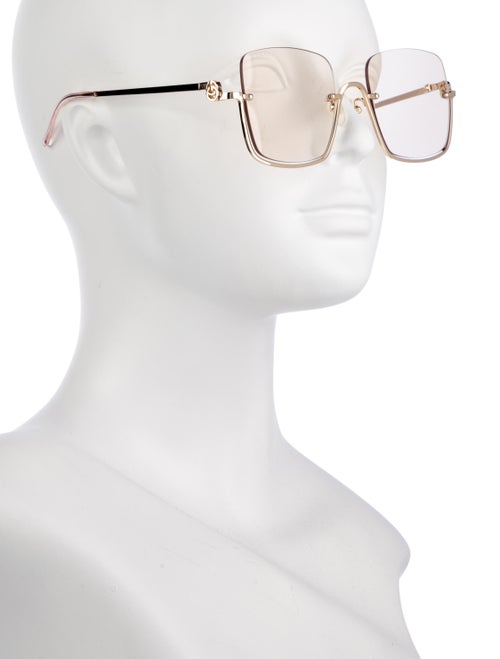 Gucci Square Tinted Sunglasses