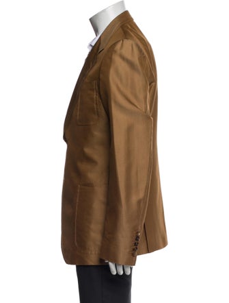 Gucci Wool Plaid Print Blazer