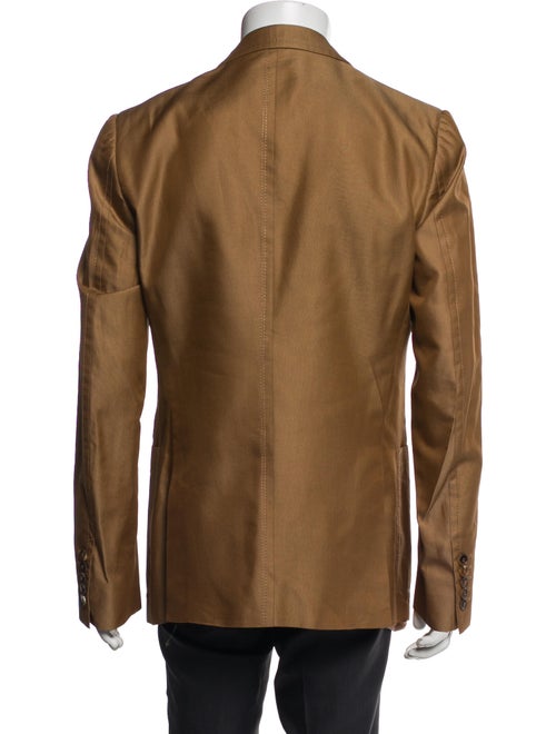 Gucci Wool Plaid Print Blazer