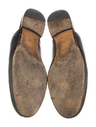 Gucci Horsebit Accent Leather Mules