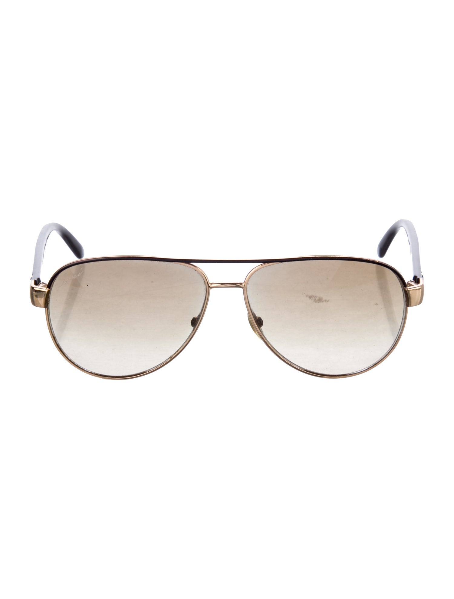 Gucci Interlocking G Logo Aviator Sunglasses