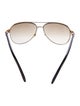 Gucci Interlocking G Logo Aviator Sunglasses