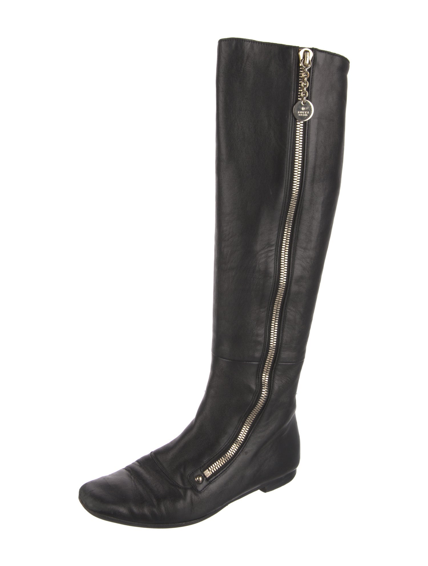 Gucci Vintage Leather Riding Boots