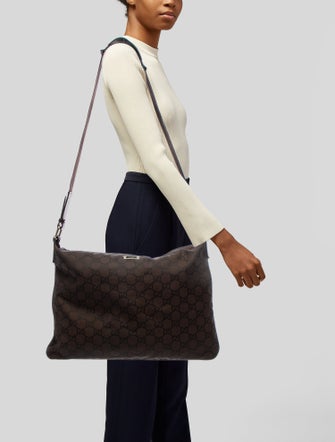 Gucci GG Nylon Messenger Bag