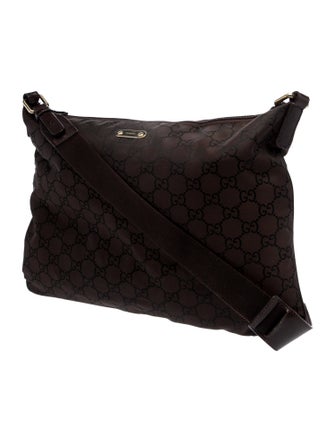Gucci GG Nylon Messenger Bag