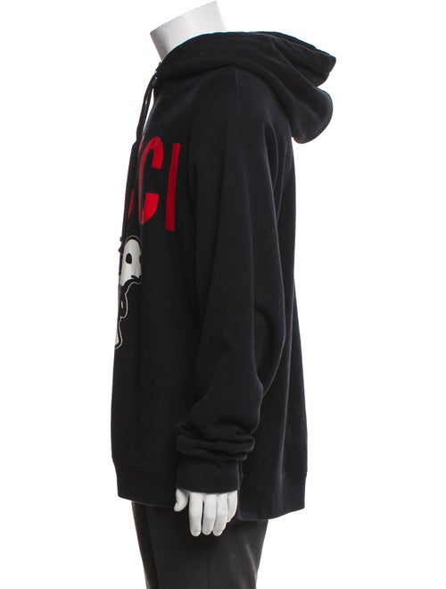 Gucci Graphic Print Crew Neck Hoodie