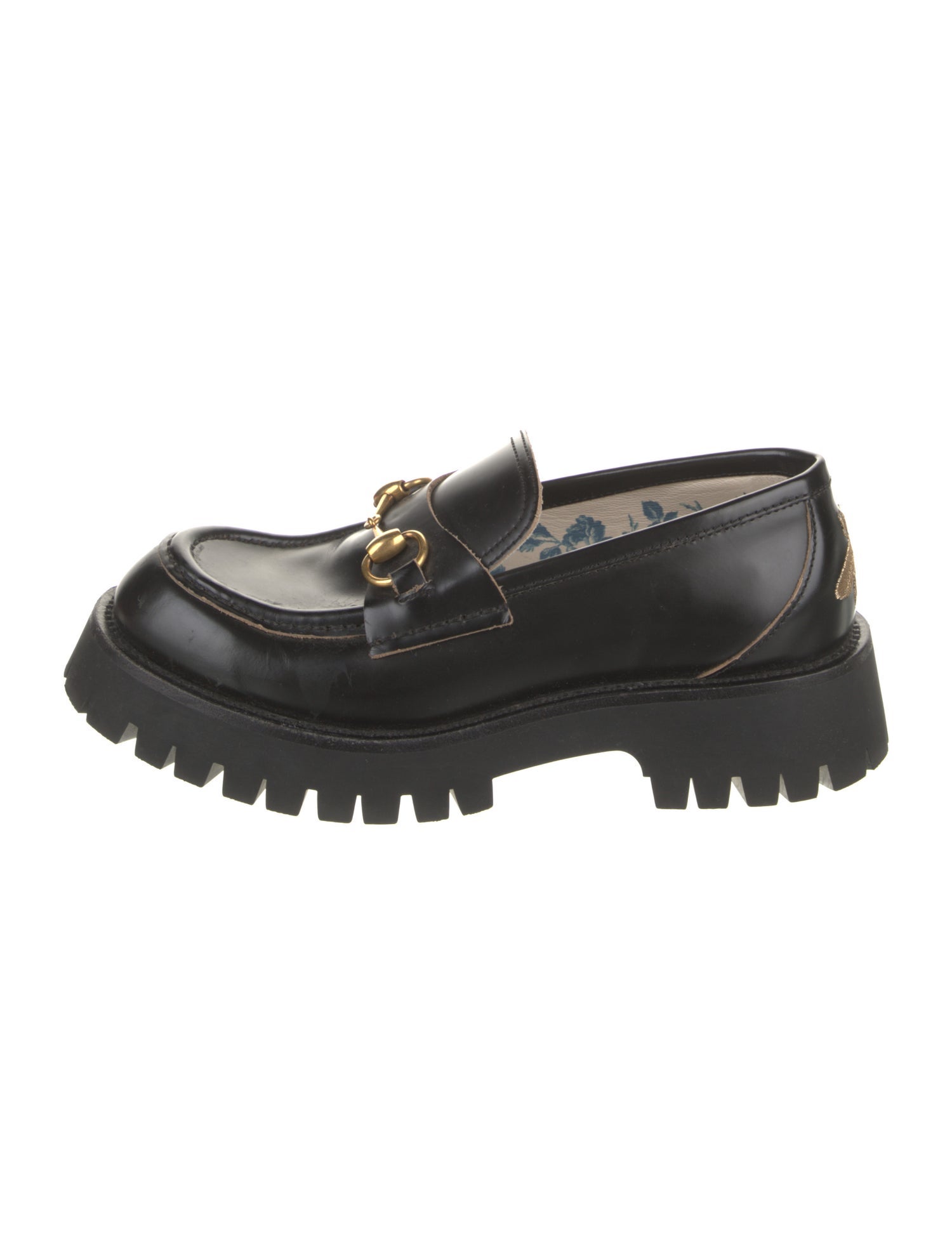 Gucci Horsebit Accent Leather Loafers