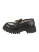 Gucci Horsebit Accent Leather Loafers