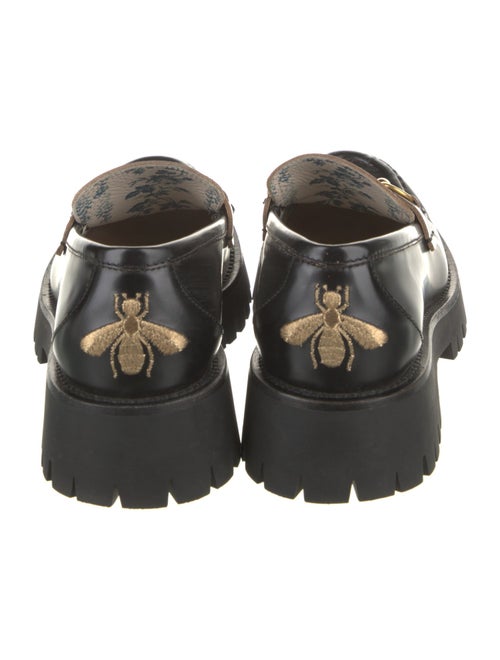 Gucci Horsebit Accent Leather Loafers