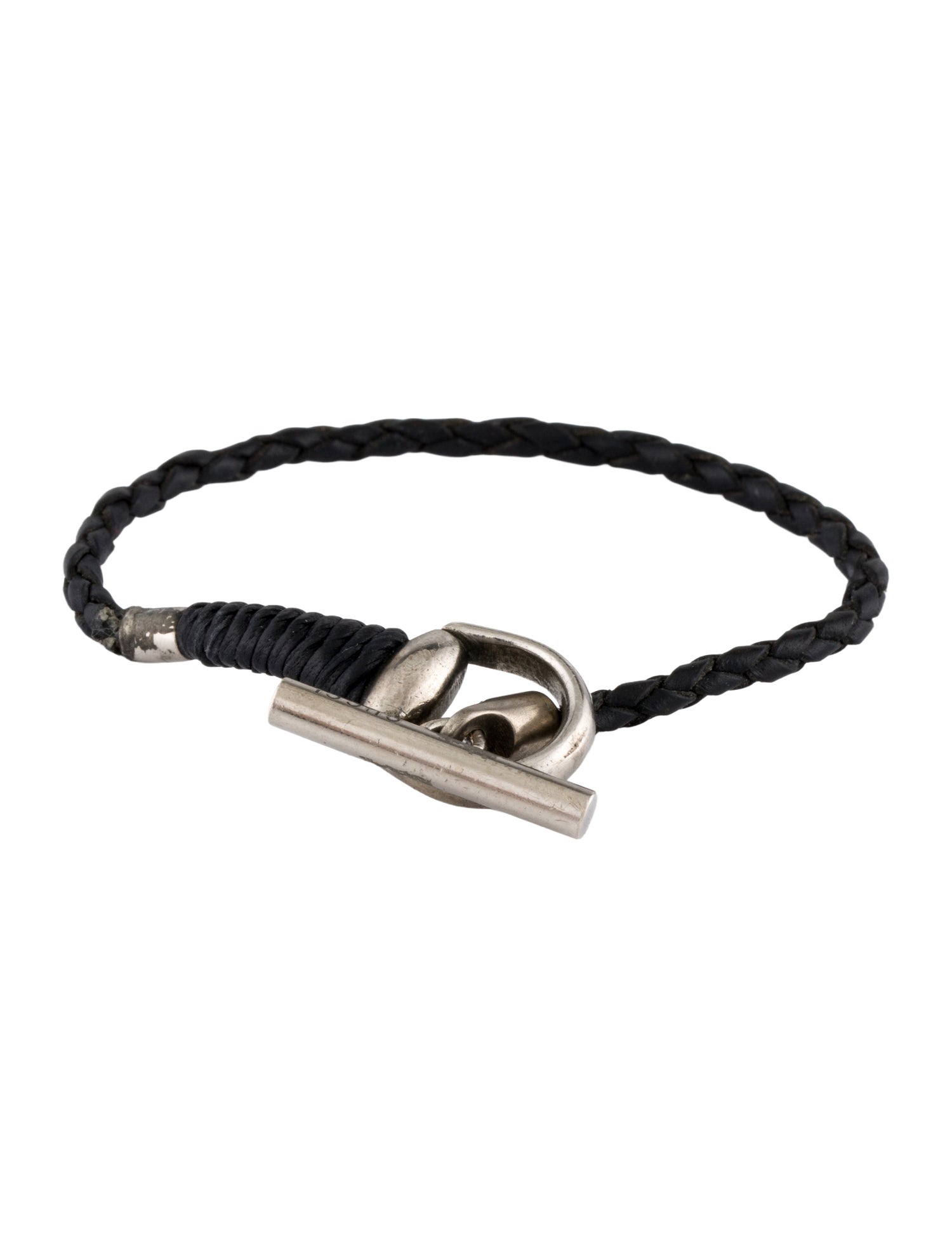 Gucci Vintage Leather Horsebit Wrap Bracelet