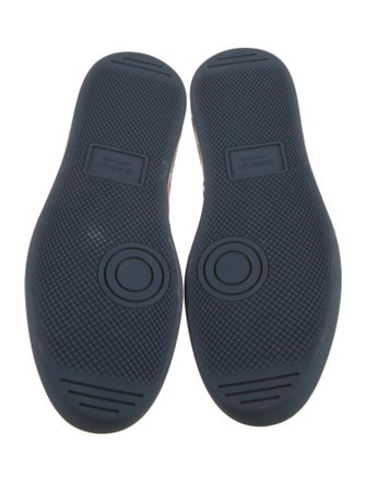 Gucci Leather Colorblock Pattern Sneakers