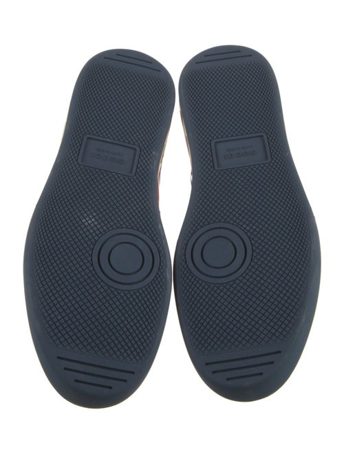 Gucci Leather Colorblock Pattern Sneakers