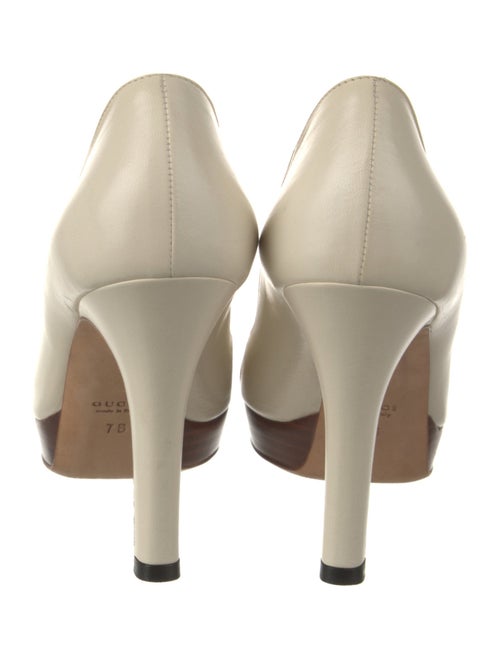 Gucci 1955 Horsebit Accent Leather Pumps