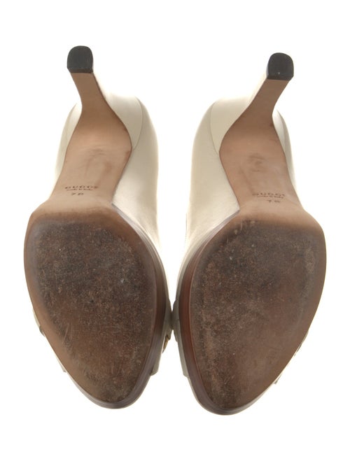 Gucci 1955 Horsebit Accent Leather Pumps