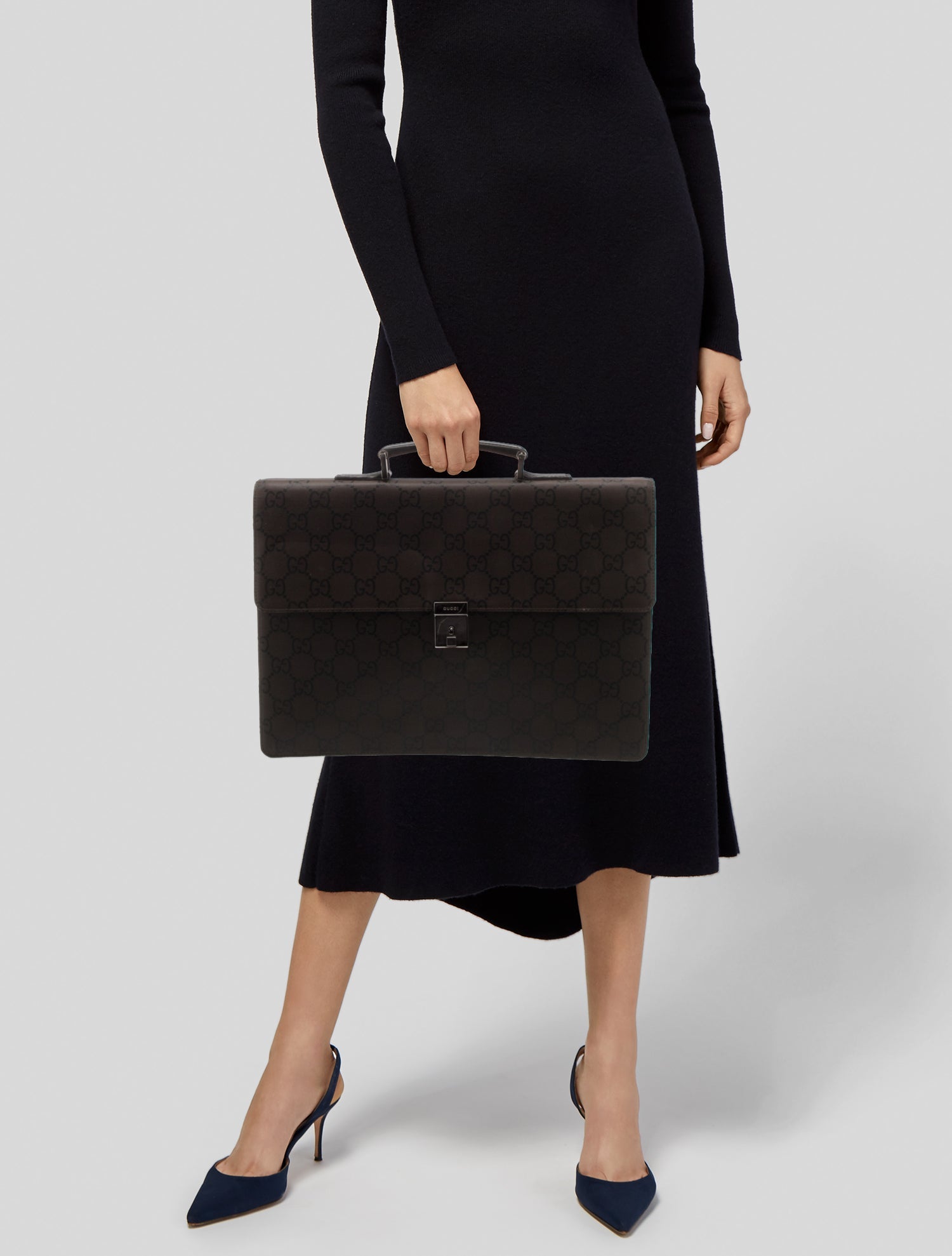 Gucci GG Supreme Briefcase Vintage