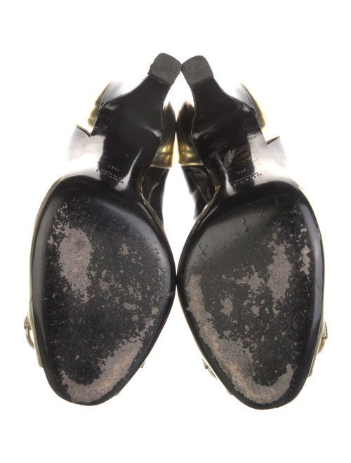 Gucci Horsebit Accent Patent Leather Pumps