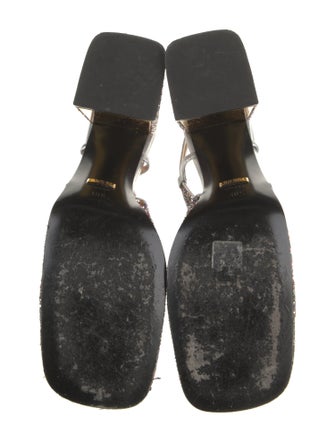 Gucci Horsebit Accent Glitter Ballet Flats