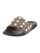 Gucci Faux Pearl Accents Studded Accents Slides