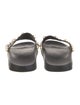 Gucci Faux Pearl Accents Studded Accents Slides