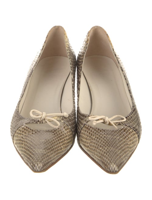 Gucci Snakeskin Animal Print Pumps