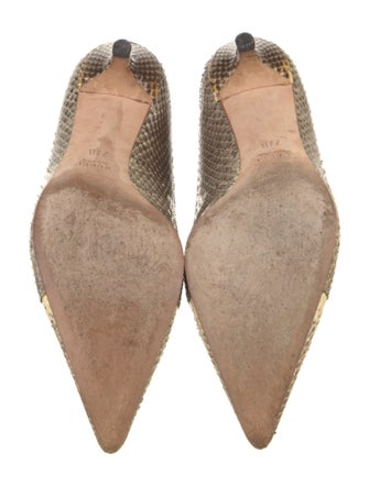 Gucci Snakeskin Animal Print Pumps