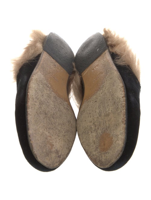 Gucci Horsebit Accent Suede Mules