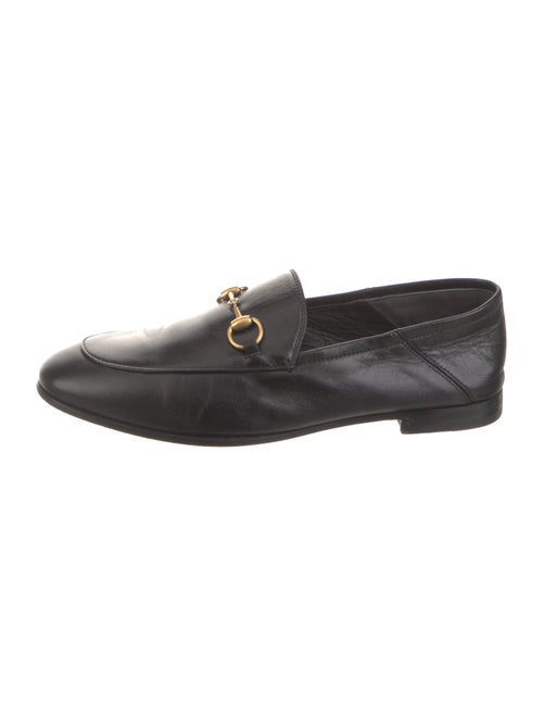 Gucci Horsebit Accent Leather Loafers