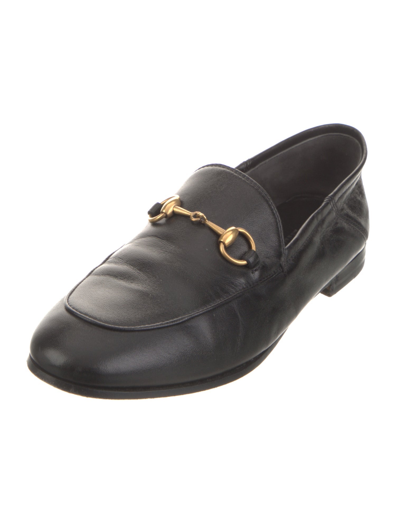 Gucci Horsebit Accent Leather Loafers