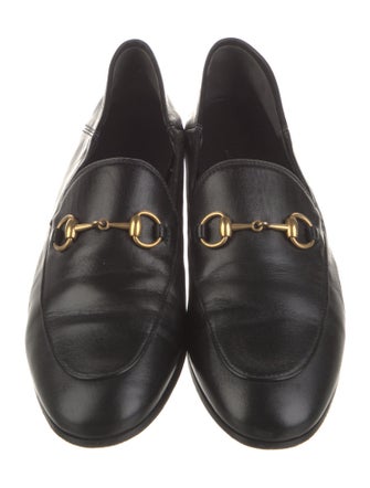 Gucci Horsebit Accent Leather Loafers