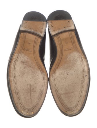 Gucci Horsebit Accent Leather Loafers
