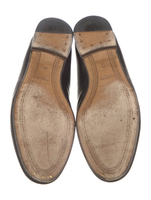 Gucci Horsebit Accent Leather Loafers
