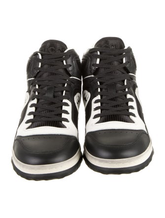 Gucci Leather Printed Sneakers