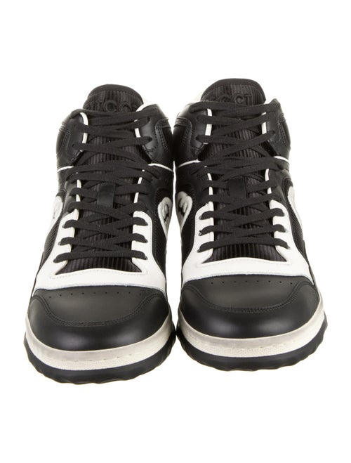 Gucci Leather Printed Sneakers