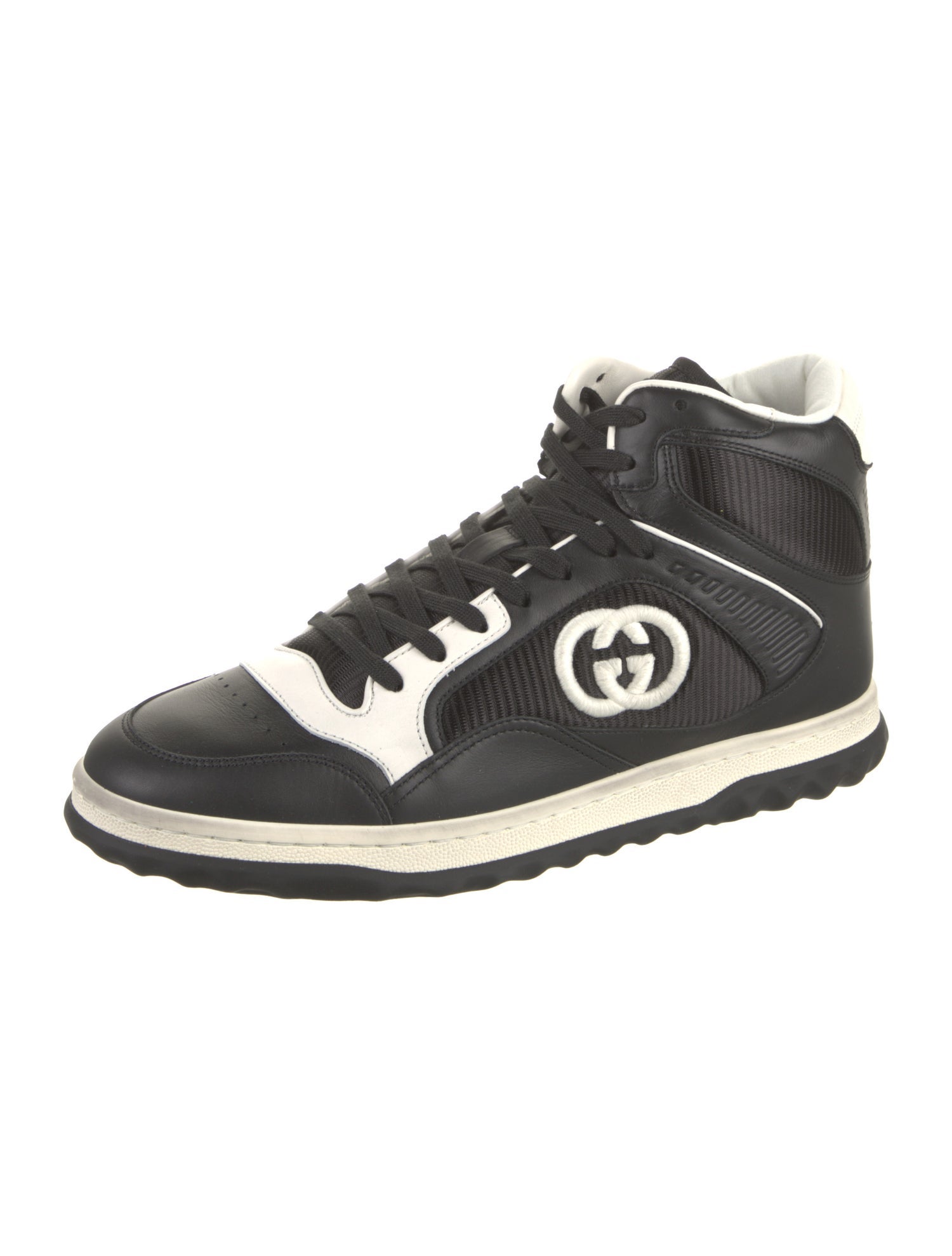 Gucci Leather Printed Sneakers