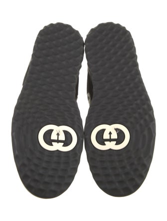 Gucci Leather Printed Sneakers