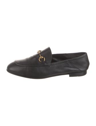 Gucci Horsebit Accent Leather Loafers