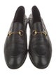 Gucci Horsebit Accent Leather Loafers