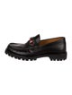 Gucci Web Accent Leather Dress Loafers