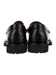Gucci Web Accent Leather Dress Loafers