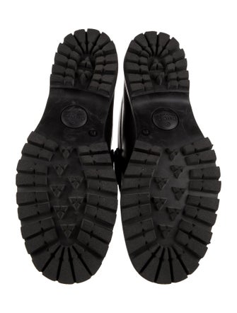 Gucci Web Accent Leather Dress Loafers