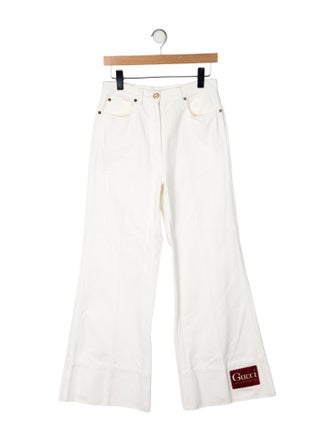 Gucci High-Rise Wide Leg Jeans