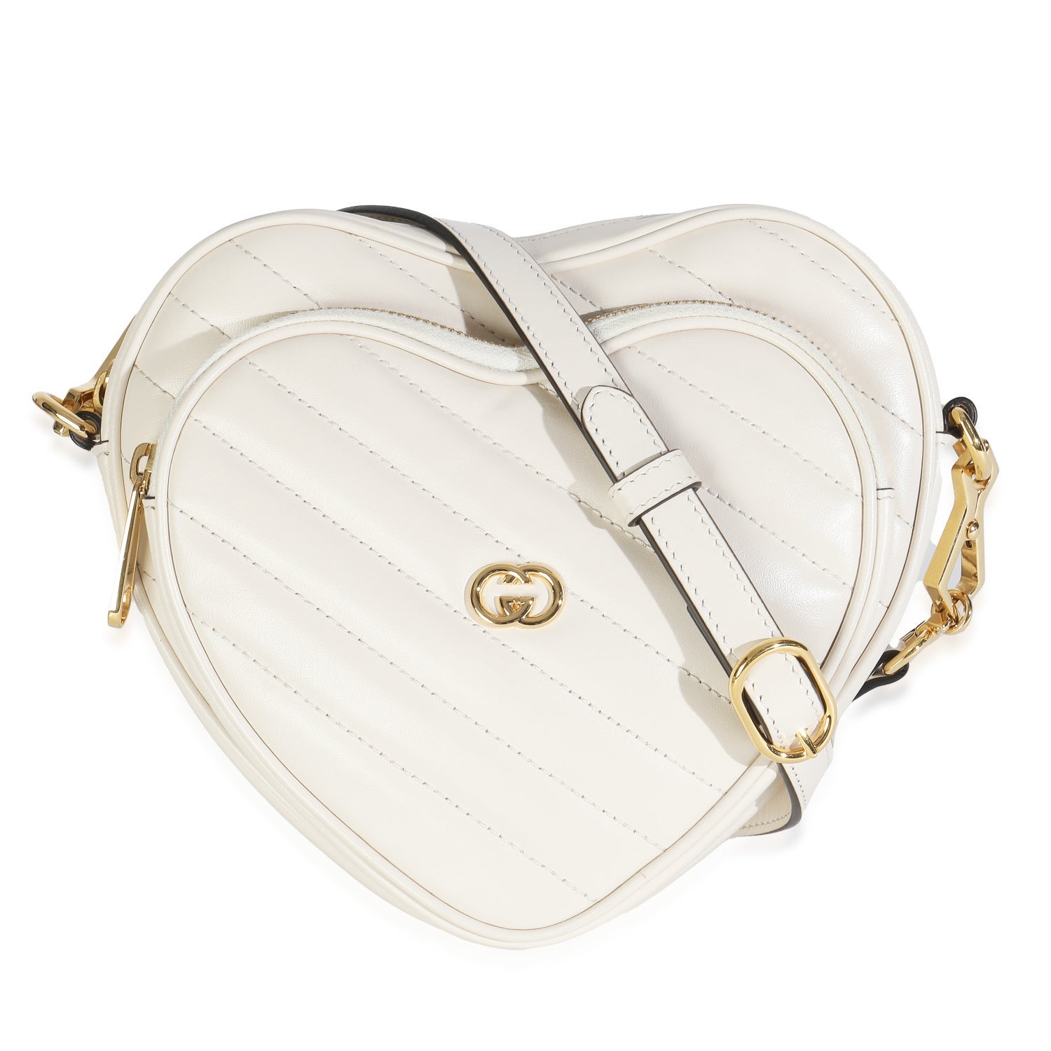 Gucci 2025 Diagonal Mini Heart Bag