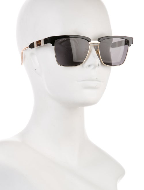 Gucci Interlocking G Logo Square Sunglasses