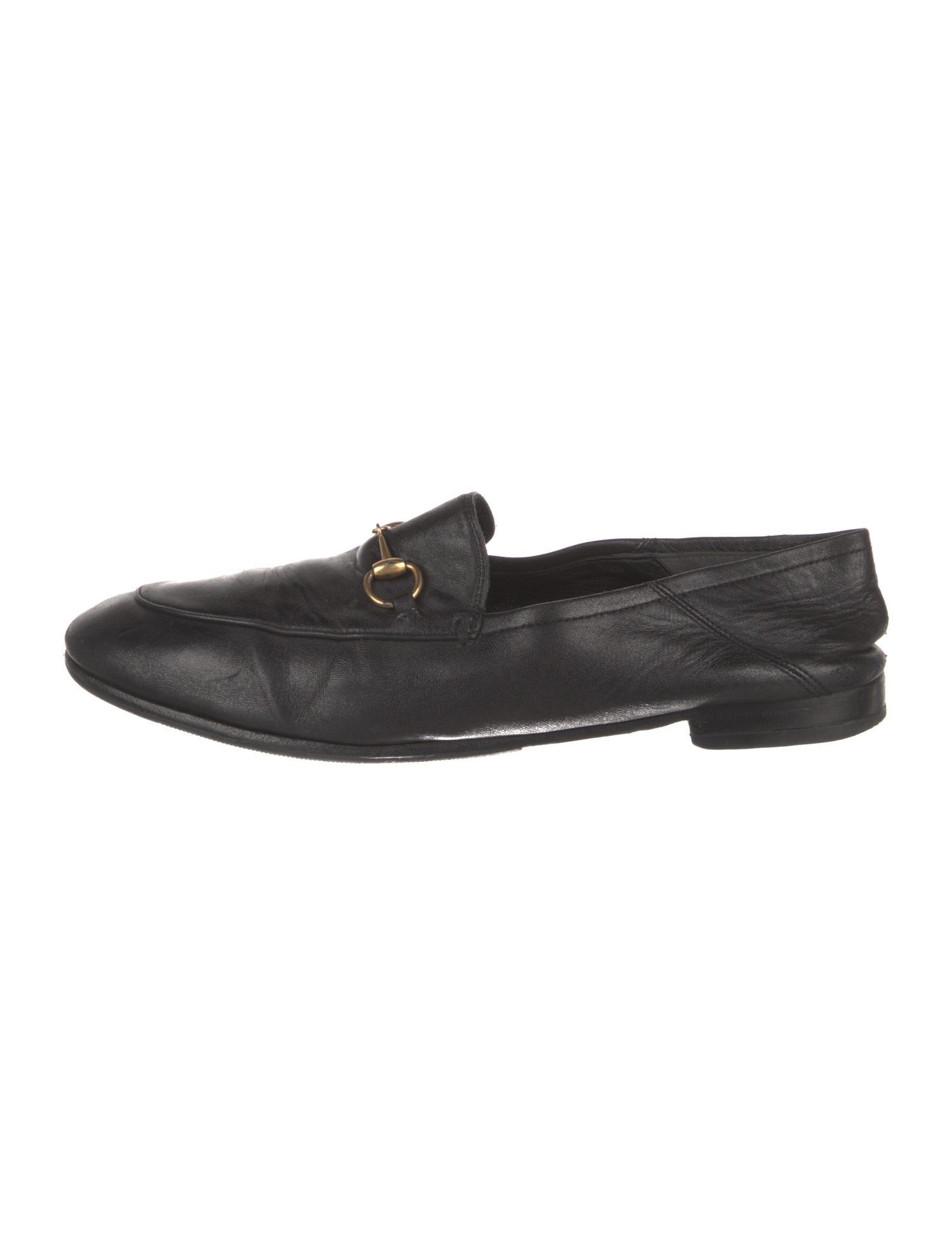 Gucci Horsebit Accent Leather Loafers