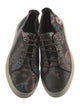 Gucci Leather Floral Print Sneakers