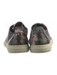 Gucci Leather Floral Print Sneakers