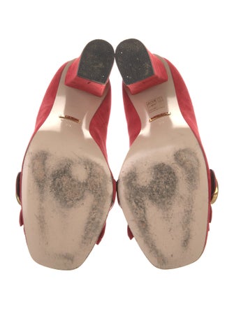 Gucci GG Marmont Fringe Double G Logo Pumps