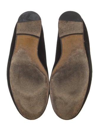 Gucci Horsebit Accent Velvet Loafers